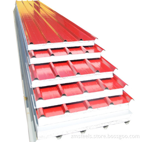 50/75/100mm eps sandwich panel